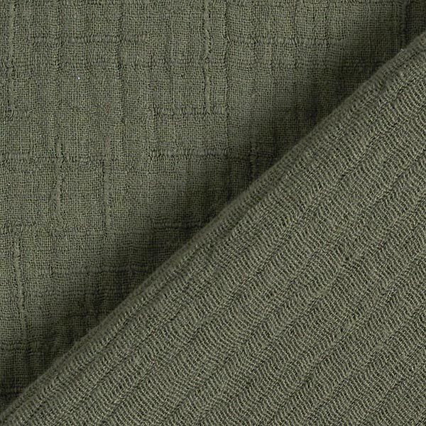 Bambu Musliini-/kaksikerroksinen kangas Rakenne – oliivi,  image number 4