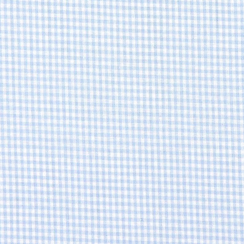 Puuvillakangas Vichy-Check 0,2 cm – vaalea farkunsininen/valkoinen,  image number 1