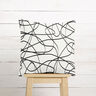 Sisustuskangas Jacquard Abstraktit viivat &ndash; norsunluu/musta,  thumbnail number 7