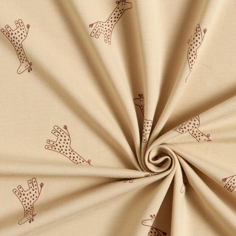 Puuvillajersey Kirahvit – manteli,  image number 3