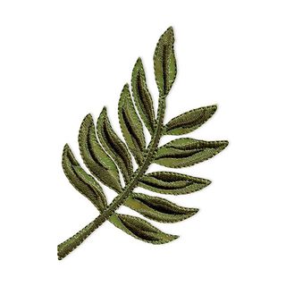 Kangasmerkki Palmun lehti [ 10,1 x 5,7 cm ] | Prym – vihreä, 