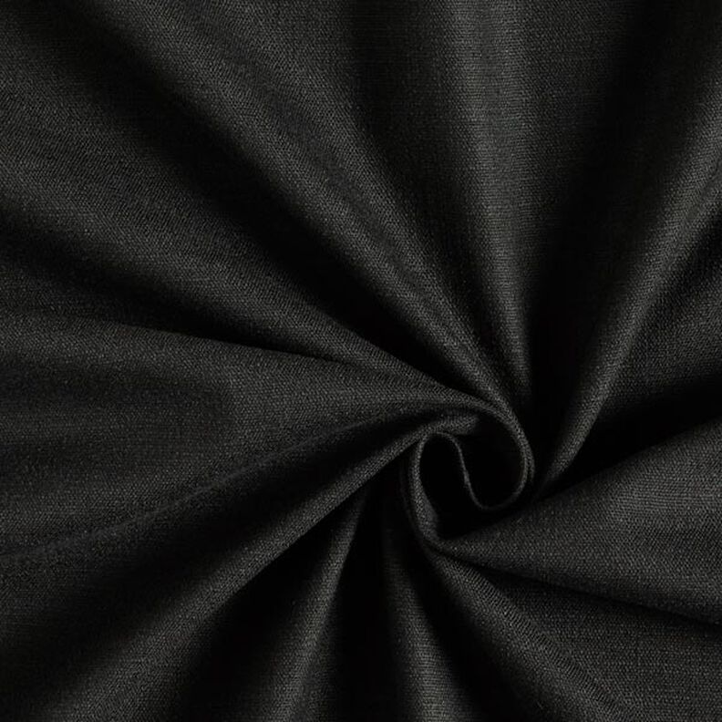 Joustava pellavakangas Sekoitus – musta,  image number 1