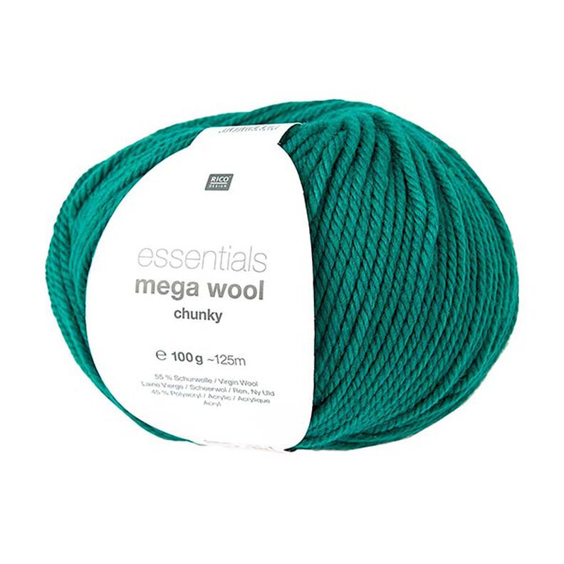 Essentials Mega Wool chunky | Rico Design – ruohonvihreä,  image number 1
