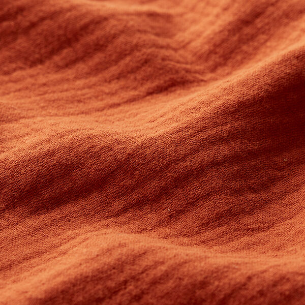 Musliini-/kaksikerroksinen kangas – terrakotta,  image number 3