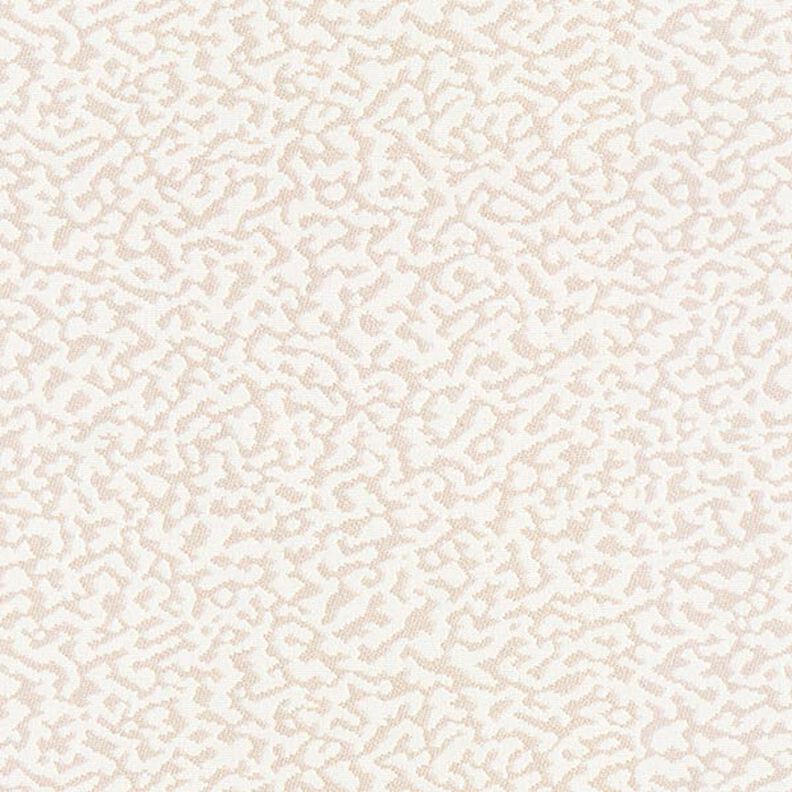 Verhoilukangas Jacquard abstrakti leokuvio iso – kerma/beige,  image number 1