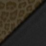 Pinnoitettu housukangas harjatulla leopardikuviolla – khaki,  thumbnail number 4