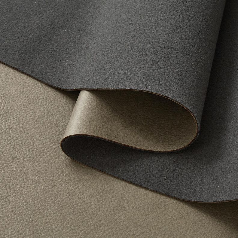 Verhoilukangas Nahkatyyli painettu &ndash; harmaa,  image number 4