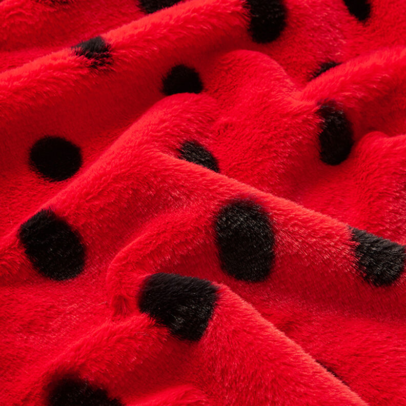 Tekoturkis Leppäkertun pilkut – punainen/musta,  image number 2
