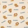 Puuvillajersey Leijona | Poppy Fabrics &ndash; vaalea beige/vaaleanruskea,  thumbnail number 1