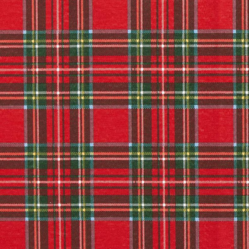 Sisustuskangas Canvas Skottiruutu – punainen/kuusenvihreä,  image number 1