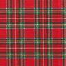 Sisustuskangas Canvas Skottiruutu – punainen/kuusenvihreä,  thumbnail number 1