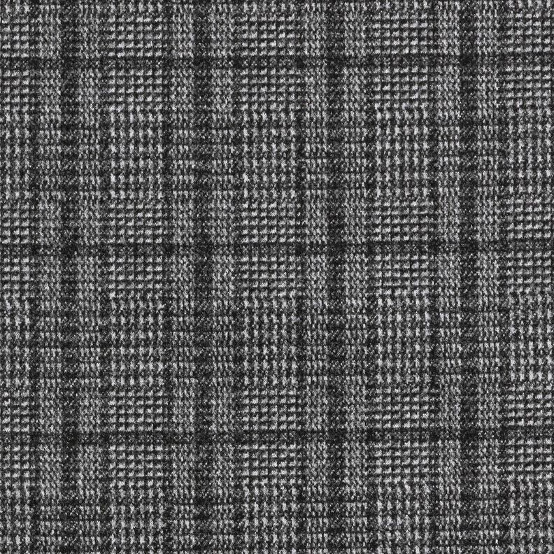 Takkineulos Stretch Glencheck – vaaleanharmaa/antrasiitti,  image number 1