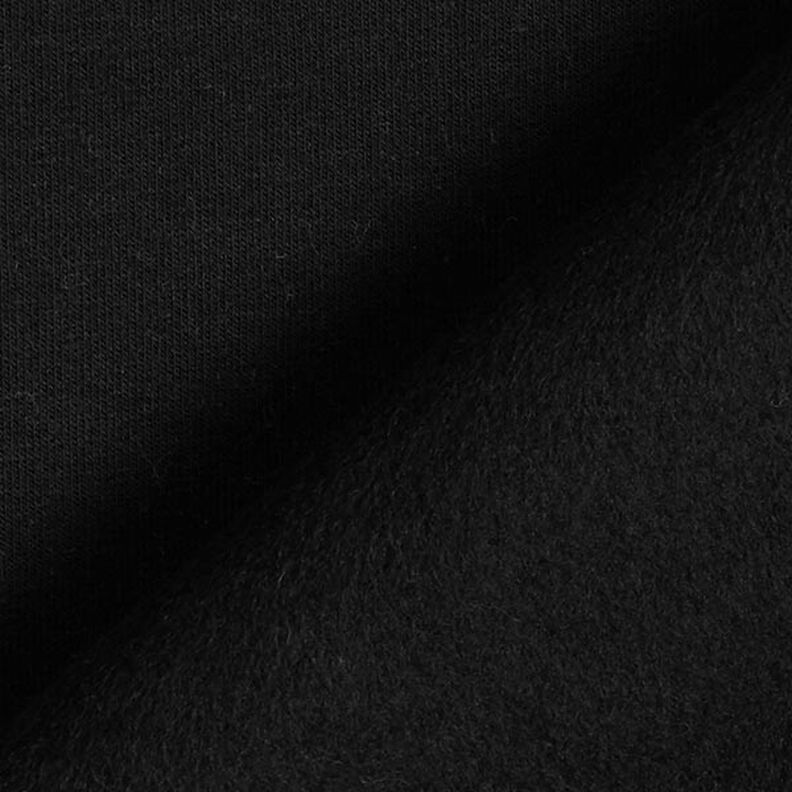 Kevyt puuvillacollege Yksiv&auml;rinen &ndash; musta,  image number 3