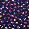 Vauvasametti värikkäät leopardipilkut | Poppy Fabrics – laivastonsininen,  thumbnail number 1