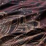 PuuvillajerseyReunuskangas Mandala ja kultaiset pilkut | Glitzerp&uuml;ppi &ndash; mustanruskea/kulta,  thumbnail number 7