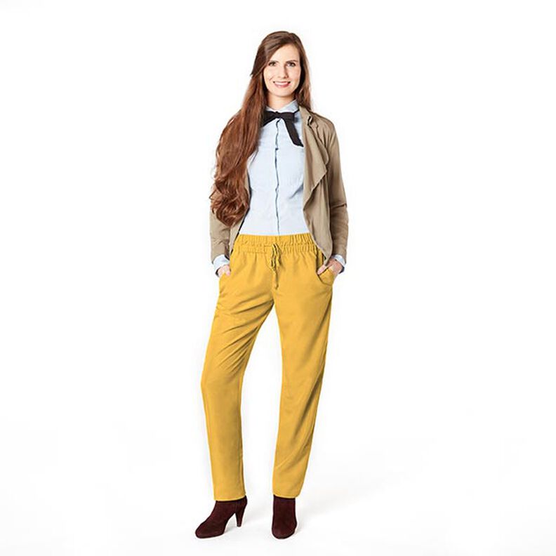 Puuvillatoimikas Yksivärinen – sinappi,  image number 5