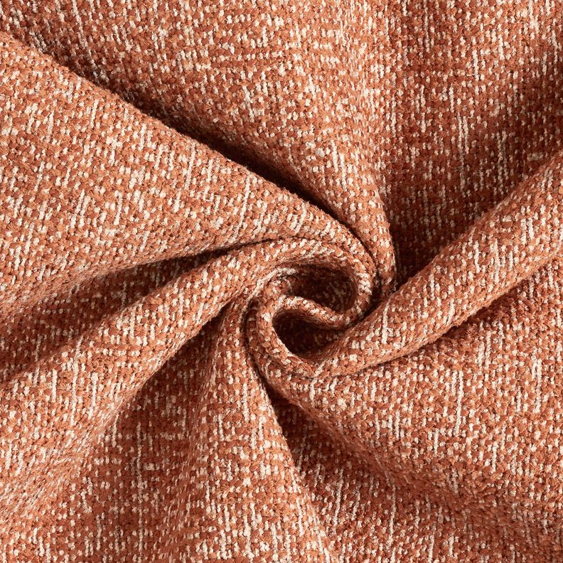 Verhoilukangas värikäs ommel – terrakotta/beige,  image number 1