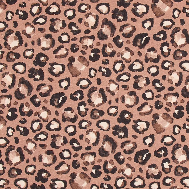 Sisustuskangas Canvas Leo-pilkut &ndash; kaneli/musta,  image number 1