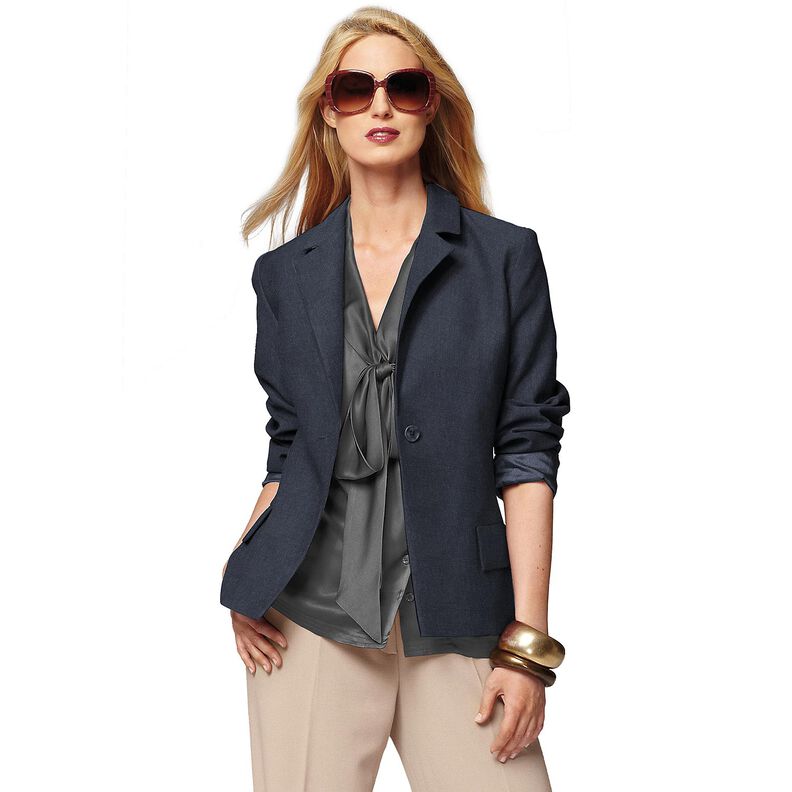 Pellavakangas ramie mix stonewashed, raskas laatu – yönsininen,  image number 4