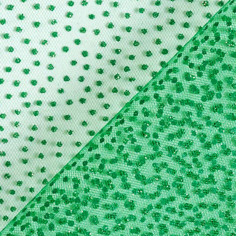 Glitzertüll Minipunkte – vihreä,  image number 3