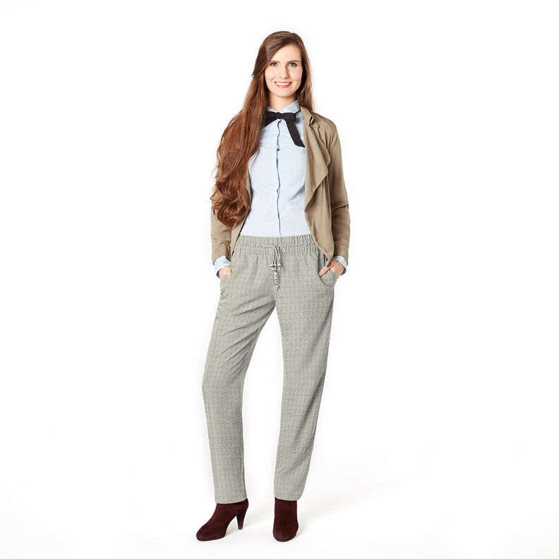 Housukangas Glencheck – vaaleanharmaa,  image number 5