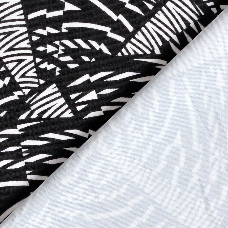 Uimapukukangas Abstrakti graafinen kuvio – musta/valkoinen,  image number 4