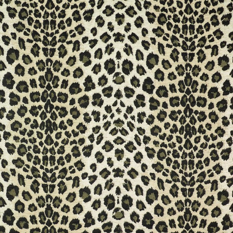 Verhoilukangas Jacquard Leo &ndash; ruskeanharmaa/khaki,  image number 1